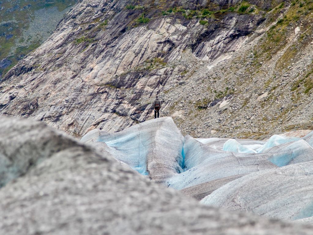 Jostedalsbreen optionele wandeling gletsjer